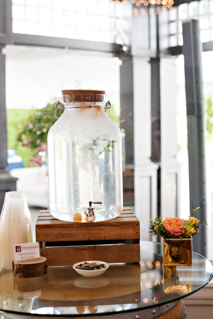 Infused Water Station | Twelve Baskets Catering | The Fix Photo Group
